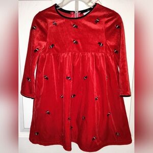 NWT Charter Club Toddler Girls Red Velvet Holiday Dress from Macy's. SIZE 3T